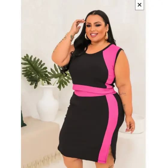 Conjunto Cropped Saia Plus Size Saia Midi tecido super premium