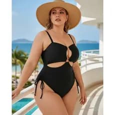 Maiô Biquini ´Plus size Feminino Biquini Cintura Alta Moda Praia