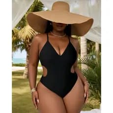 maiô body biquini plus size feminino todo forrado veste sem bojo praia