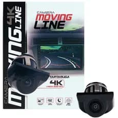 Câmera Ré Automotiva Moving Line Tartaruga 4K 180 Graus JR8