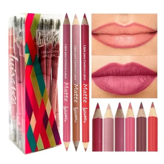 24 Lapis de Boca Contorno Labial