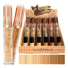 24 un  - Corretivo Liquido Matte Diamante LN02524 Lua e Neve