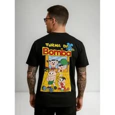 Camiseta Over Busa Unissex Camisa de Treino Turma Da Bomba Monica Meme Academia Musculação Treino