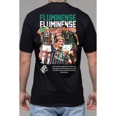 Camiseta Futebol Personalizada Fluminense Blusa de Time Camisa em Algodão Basica