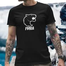 Camiseta Furia eSports CS2 Algodão Premium Estampada Qualidade Jogadores Gamers