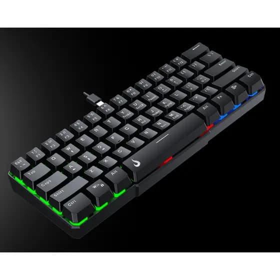 Teclado Semi Mecânico Gamer Rise Mode G2 Mini, RGB, USB-C, Layout 60%