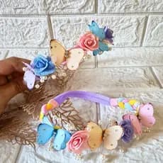 Tiara Jardim Encantado Multicolorida Super Luxo ✨ Faixinha Trançada ou Arco Encapado – By Laçarotes
