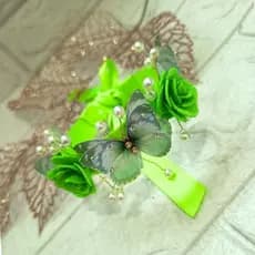 Porta Coque Sininho Jardim Encantado 💚 Luxo Ballet | Fada Verde com Flores e Borboleta | Pérolas