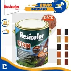 Verniz Stain Impregnante 900ml Resicolor para Madeira Pronto para Uso