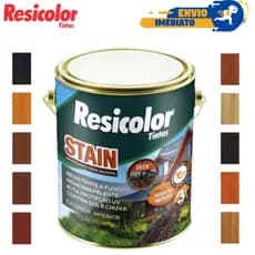 Verniz Stain Galão 3,6 Impregnante para Madeira, Deck Resicolor