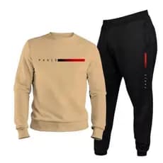 Conjunto de Moletom Masculino Gola redonda + Calça Paris Promoção