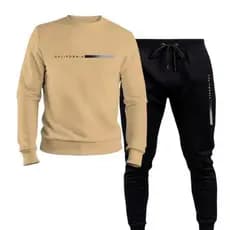 Conjunto Moletom Blusa De Frio Masculino Feminino Gola Redonda e Calça California Inverno Promoção