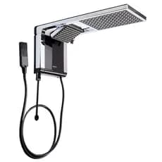 Chuveiro Elétrico 6800W 220v Acqua Duo Ultra Preto c Cromado Lorenzetti