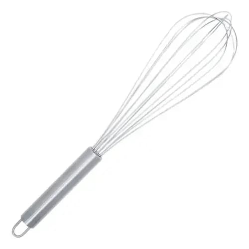 Batedor profissional premium Ovos Fue Fuet Inox 45Cm Reforçado Bolo massas confeitaria