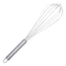 Batedor profissional premium Ovos Fue Fuet Inox 45Cm Reforçado Bolo massas confeitaria