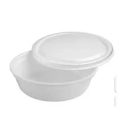 Embalagem De Marmitex Isopor C/ Tampa 750 Ml Com 50 ou 25 Unidades