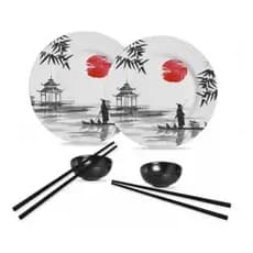Kit prato sobremesa churrasco japonesa petiscos frios gourmet prato sobremesa Premim