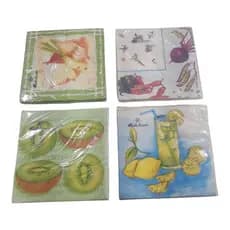 KIT 20 UNIDADES GUARDANAPO DE PAPEL  DECORADO 33X33CM