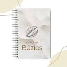 Agenda de Búzios | Caderno para jogo de Búzios | A6 com 80 folhas