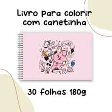 Livro de colorir para Armys, k-pop | coloring goods | com 30 folhas grossas