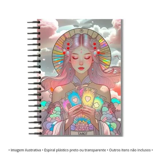 Agendamento tarot para consultas e tiragens com 80 folhas