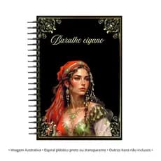 Caderno de estudos do baralho cigano Petit Lenormand - Planner de estudos de baralho cigano para cartomantes