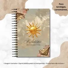 Relatório de Consultas para Tarot e Baralho Cigano | Caderno para Registro de Tiragens | Cartomancia e Tarot