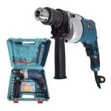 Furadeira de Impacto e Parafusadeira 950W com Controle de Velocidade e Auto Reverso 26pçs