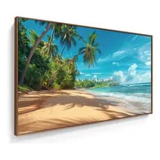 Quadro Paisagem Praia Tropical Viagem Mar