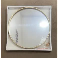 Espelho Redondo de Vidro com moldura Preta, Rose Gold, Dourado De Parede Estilo Minimalista
