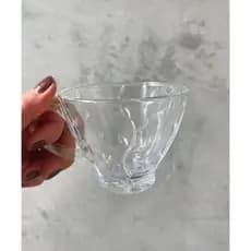 Jogo de 6 Xícaras de Vidro SEM PIRES Flower 200 ml - Dumiat