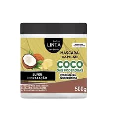 Mascara Capilar Coco das Poderosas Oleo de Coco + Manteiga de Karite