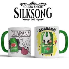 Caneca Personalizada Hollow Knight (Guaraná) Silksong Hornet - Caneca Gamer Porcelana Personalizada
