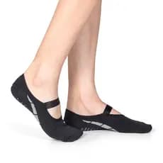 Meia Sapatilha Pilates Antiderrapante Yoga Feminino