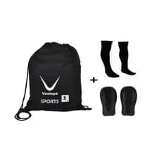 kit Bolsa  Meiao  Porta Chuteira Caneleira futebol Treino Esporte