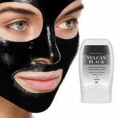 Máscara Adesiva Removedora De Cravos Vulcan Black 70g Limpeza Profunda Elimina Toxinas Limpa os Poros Original  Dokmos