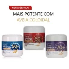 Abelha Rainha Time Reverse 100g  Creme Rejuvenescedor com Aveia Coloidal para Peles Maduras 50 60 70+