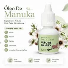 Óleo De Manuka Abelha Rainha 12ml Ação Cicatrizante E Regeneradora Da Pele