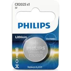 Bateria 2025 Philips Cr2025 1 Unidade Para Alarme Controle Relógio Eletrônicos
