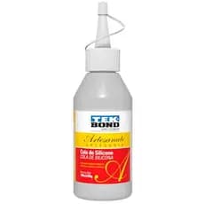 Cola De Silicone Para Isopor Papel Tecido Madeira Tekbond 100ml