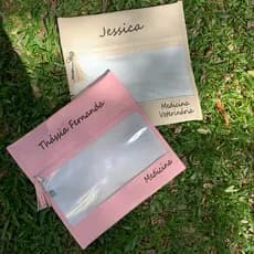 Porta jaleco personalizado medicina scrub saquinho organizador de mala