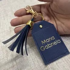 Chaveiro personalizado com nome ou iniciais
