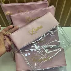 Necessaire Personalizada com nomes casamento debutantes
