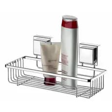 PRATELEIRA BANHEIRO SUPORTE SHAMPOO VENTOSA CROMADO FUTURE 8050