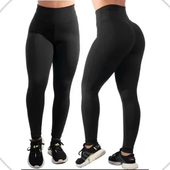 Calça Legging Suplex Poliamida Power Cós Alto Zero Transparencia