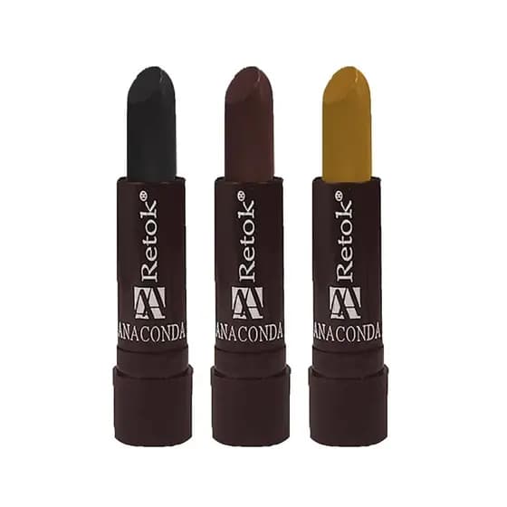 Batom Para Retoque Cabelos Brancos Anaconda Retok Stick 3g Coloração Hair