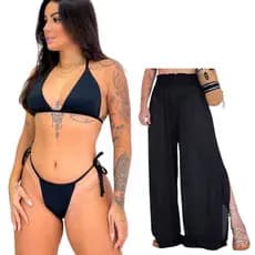 kit Biquíni com Saída De Praia diversos modelos feminina moda praia tendências