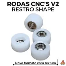 Rodas Custom Restro Fingerboard CNC Skate de Dedo