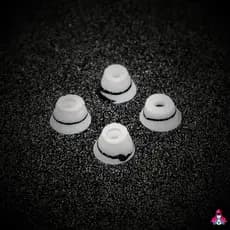 Kit de Bushings (Amortecedores) marca *Custom* modelo ''Twist'' shore (78A) (Cone Shape) Color Mix #9