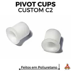 Pivot Cups Fingerboard Skate de Dedo Custom C2 (Polyurethane 85A)
